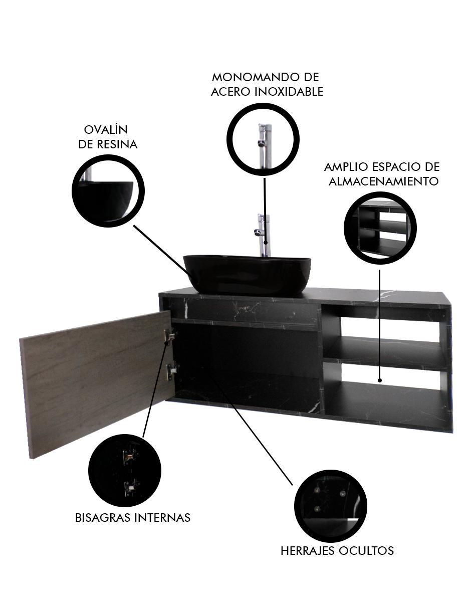 Mueble para baño Odin de MDF armable 5