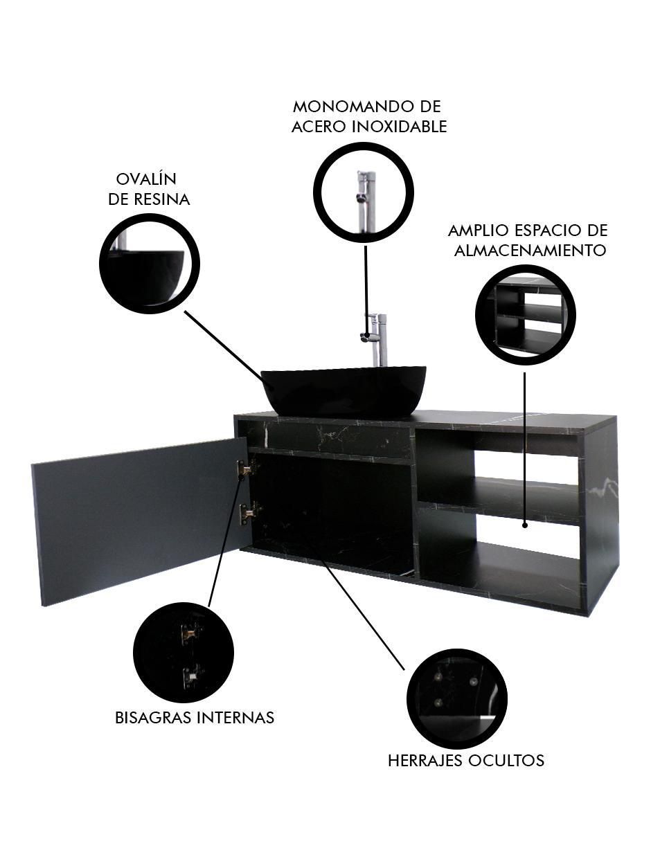 Mueble para baño Decomobil Odin de MDF armable