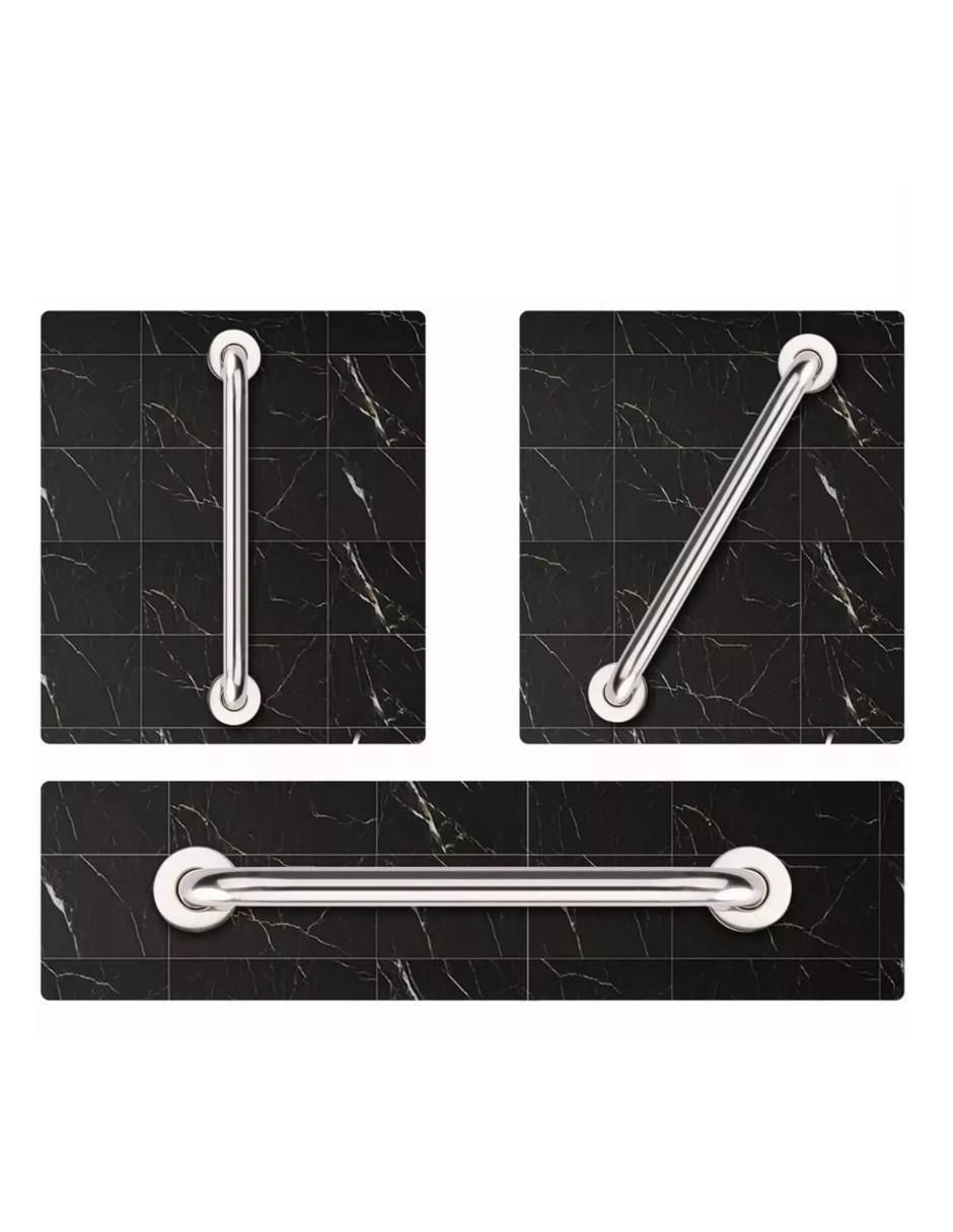 Juego de accesorios para baño de acero inoxidable 2 piezas