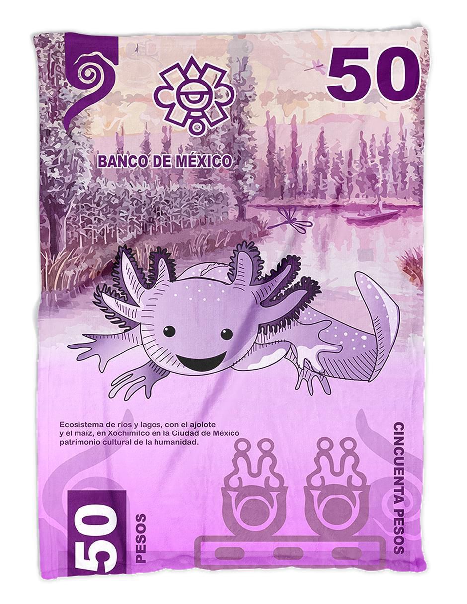 Toalla de baño Ajolopesos Ajolote de microfibra