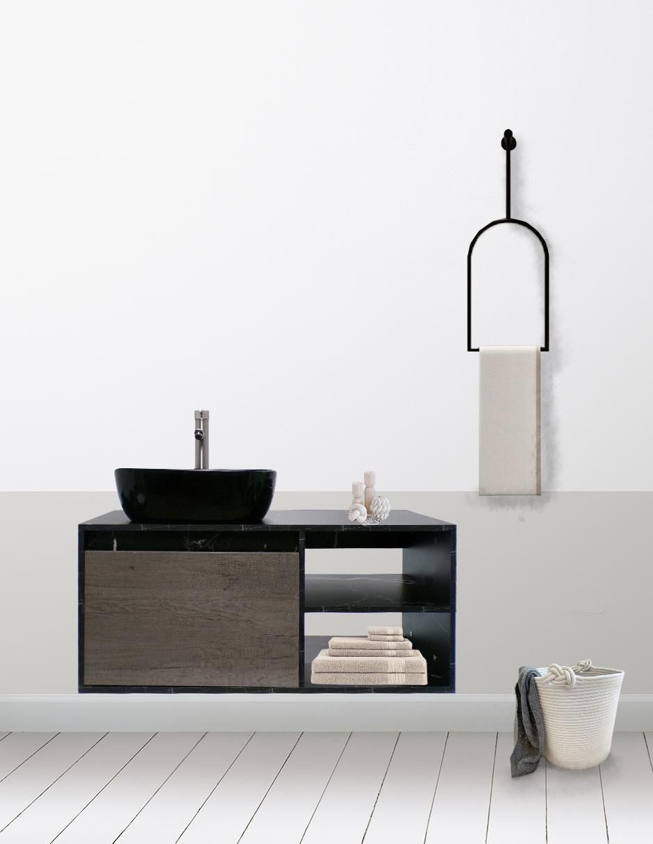 Mueble para baño Decomobil Marbella de MDF armable