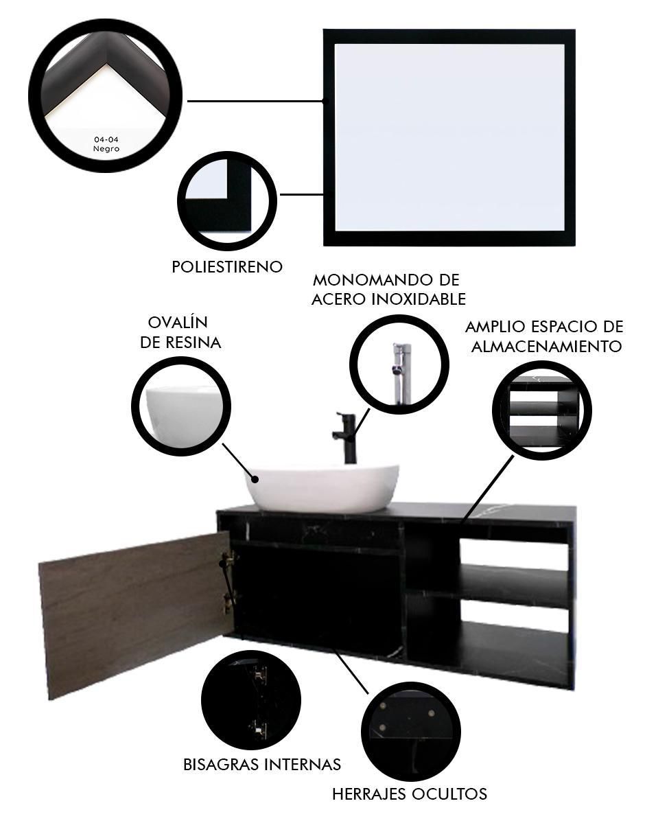 Mueble para baño Decomobil Odin de MDF armable