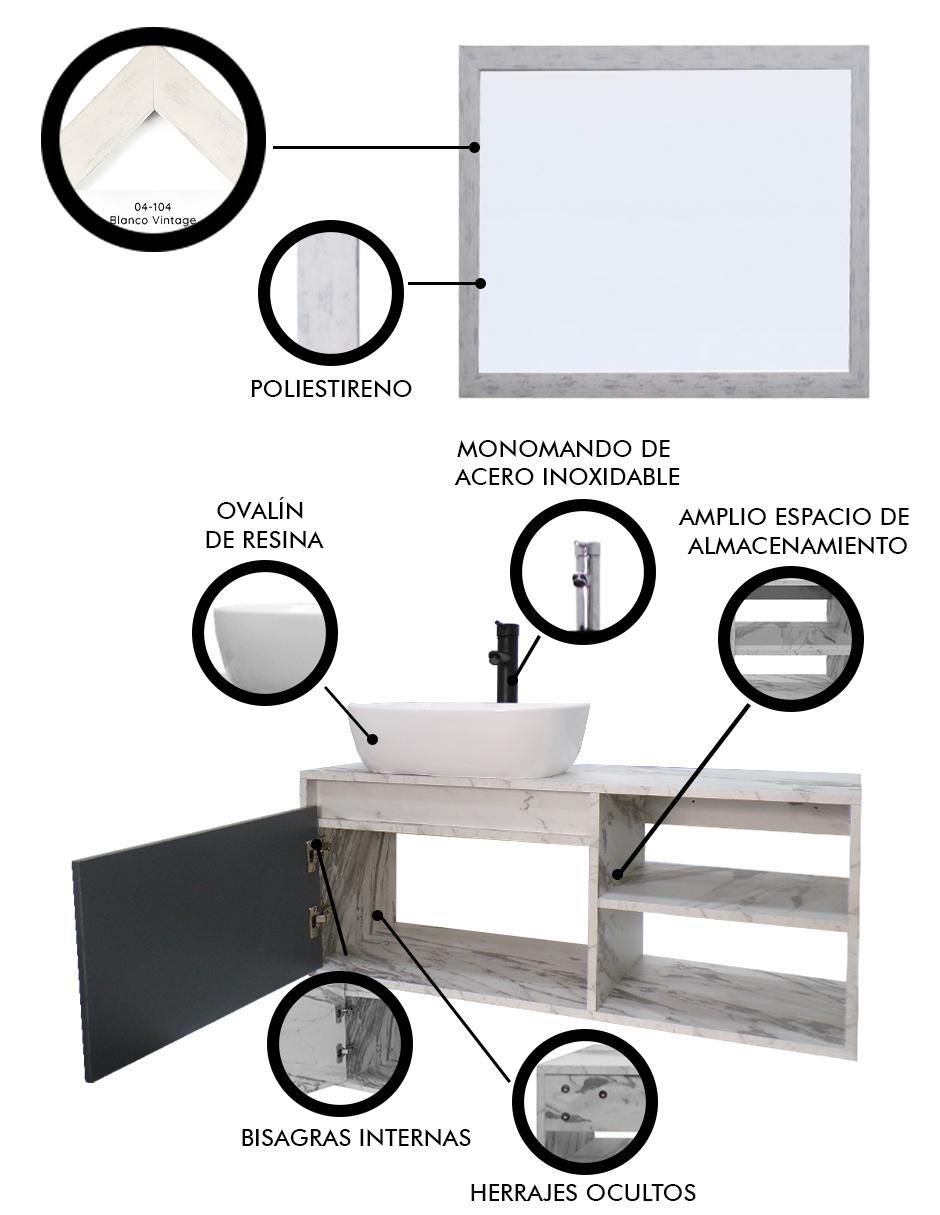 Mueble para baño Odin de MDF armable 2