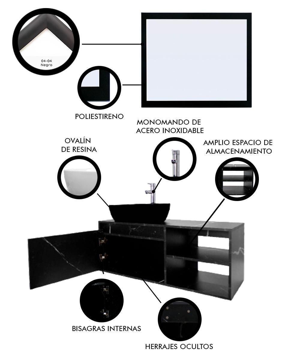 Mueble para baño Decomobil Odin de MDF armable