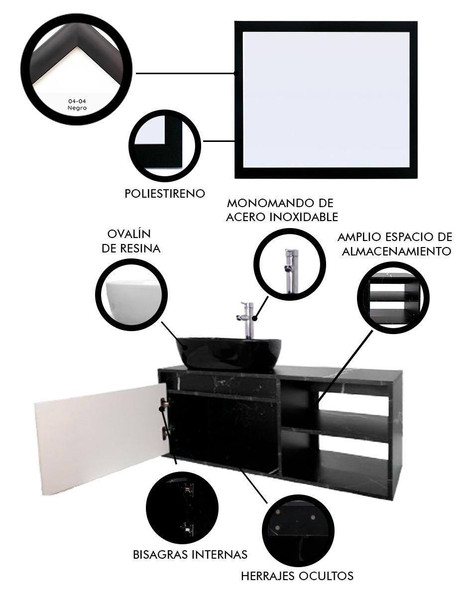 Mueble para baño Odin de MDF armable 2