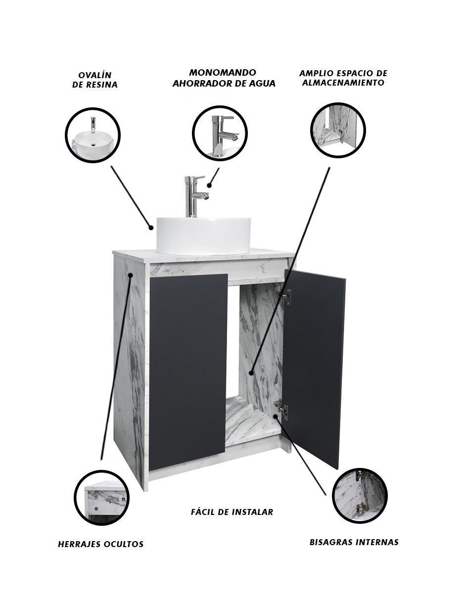 Mueble para baño Varenna de MDF armable 4