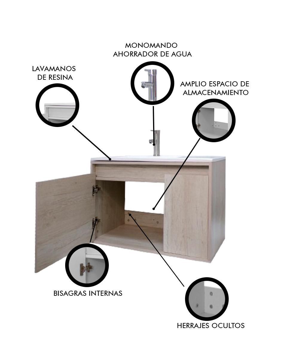 Mueble para baño Stannis de MDF armable 4
