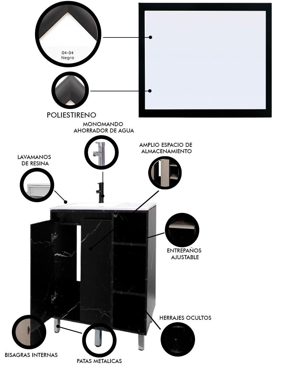 Mueble para baño Freya de MDF armable 2