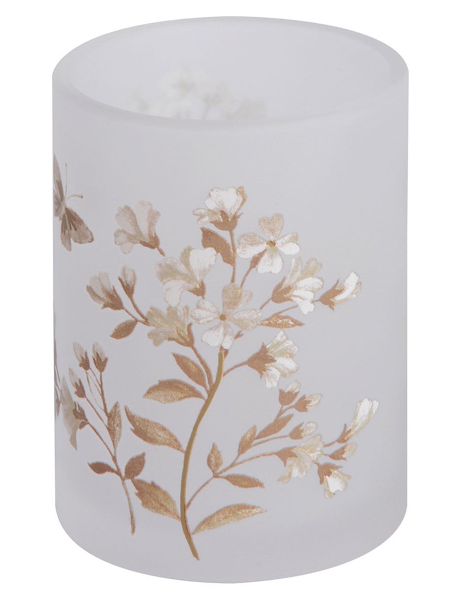 Vaso de baño Flower Glass de vidrio