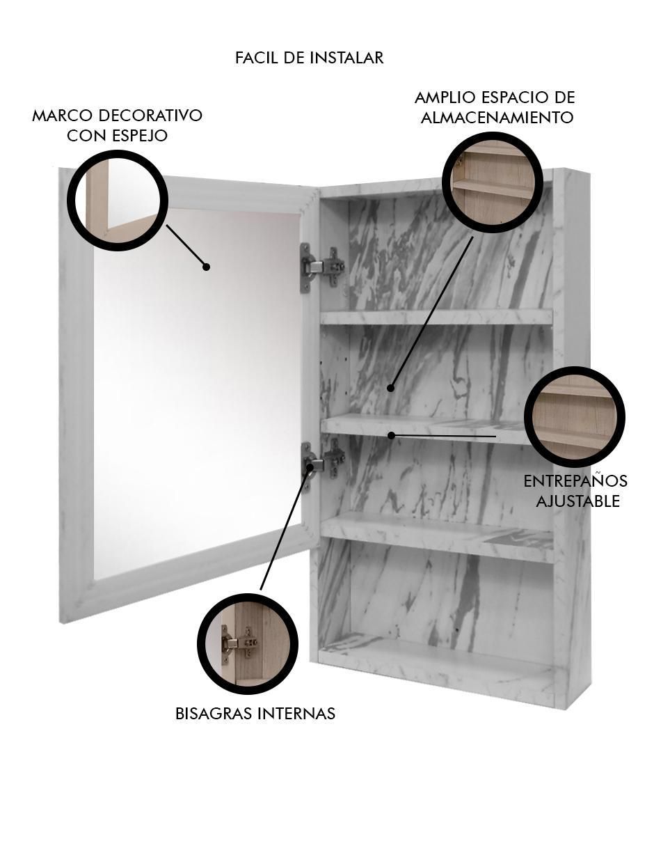 Estante para WC Danbury de MDF armable 5