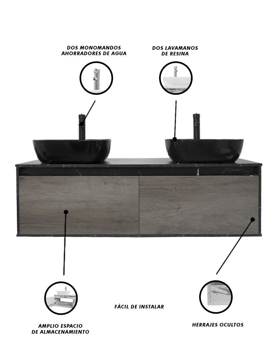 Mueble para baño Decomobil Dorota de MDF armable