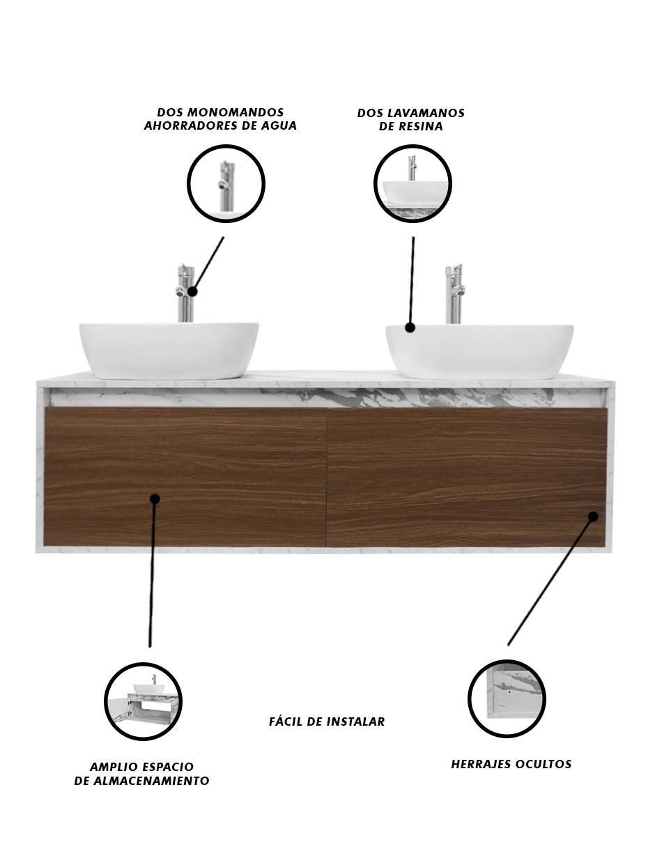 Mueble para baño Anton de MDF armable 2