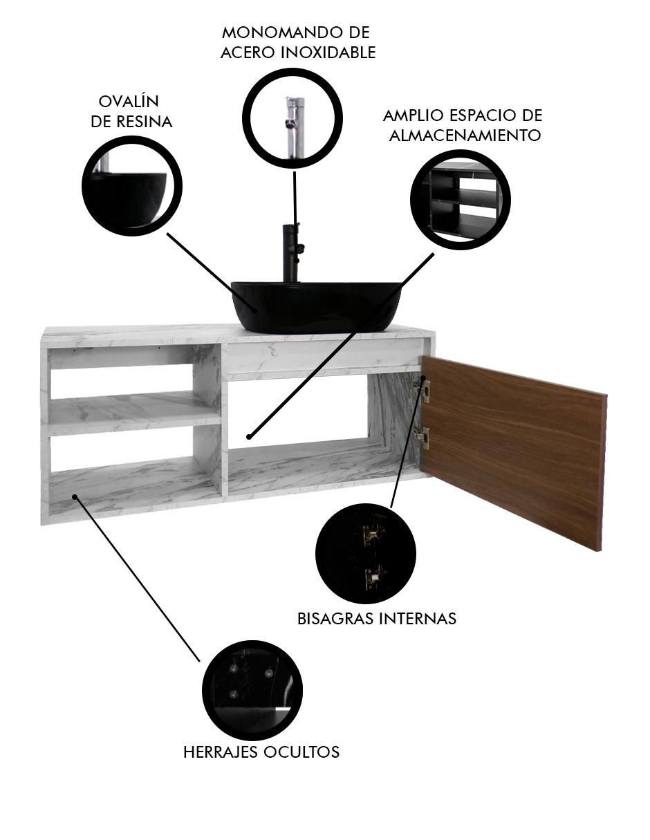 Mueble para baño Lizzy de MDF armable 4