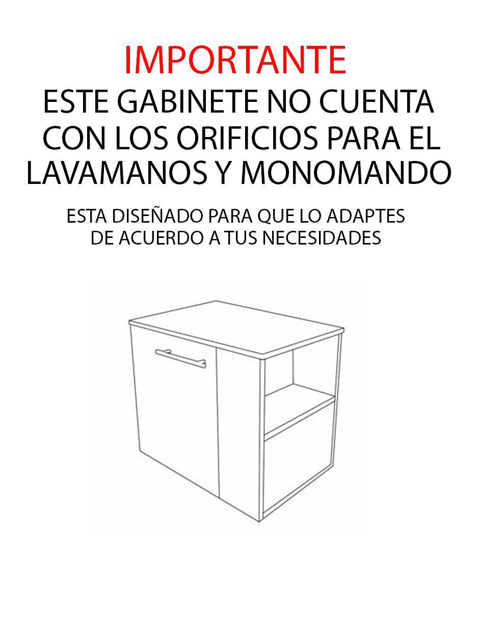 Mueble para baño Lenny de MDF armable 3