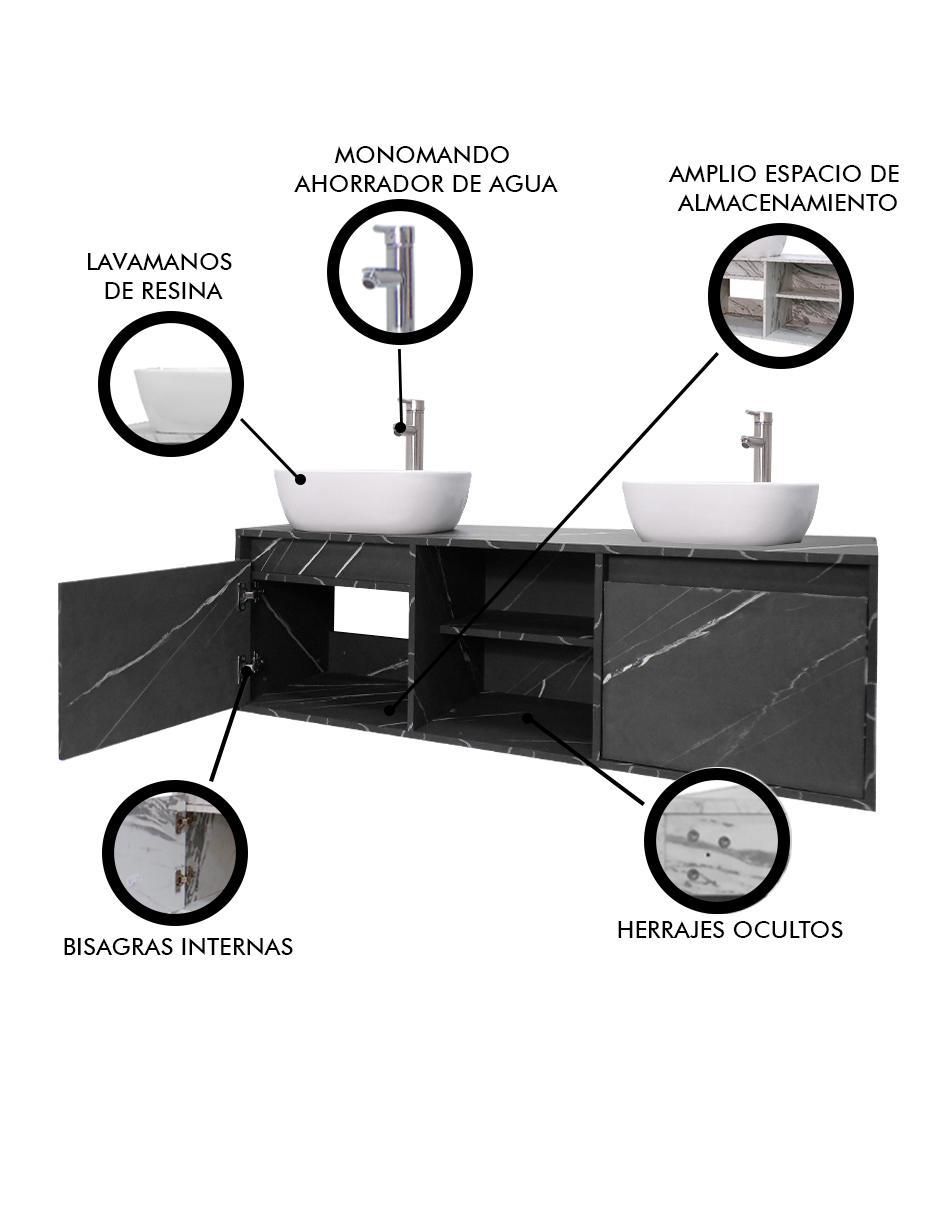 Mueble para baño Darcy de MDF armable 5