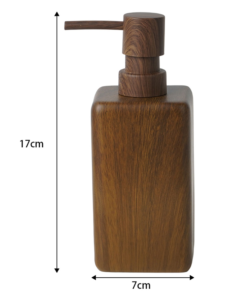 DOSIFICADOR JABÓN EFECTO MADERA 6