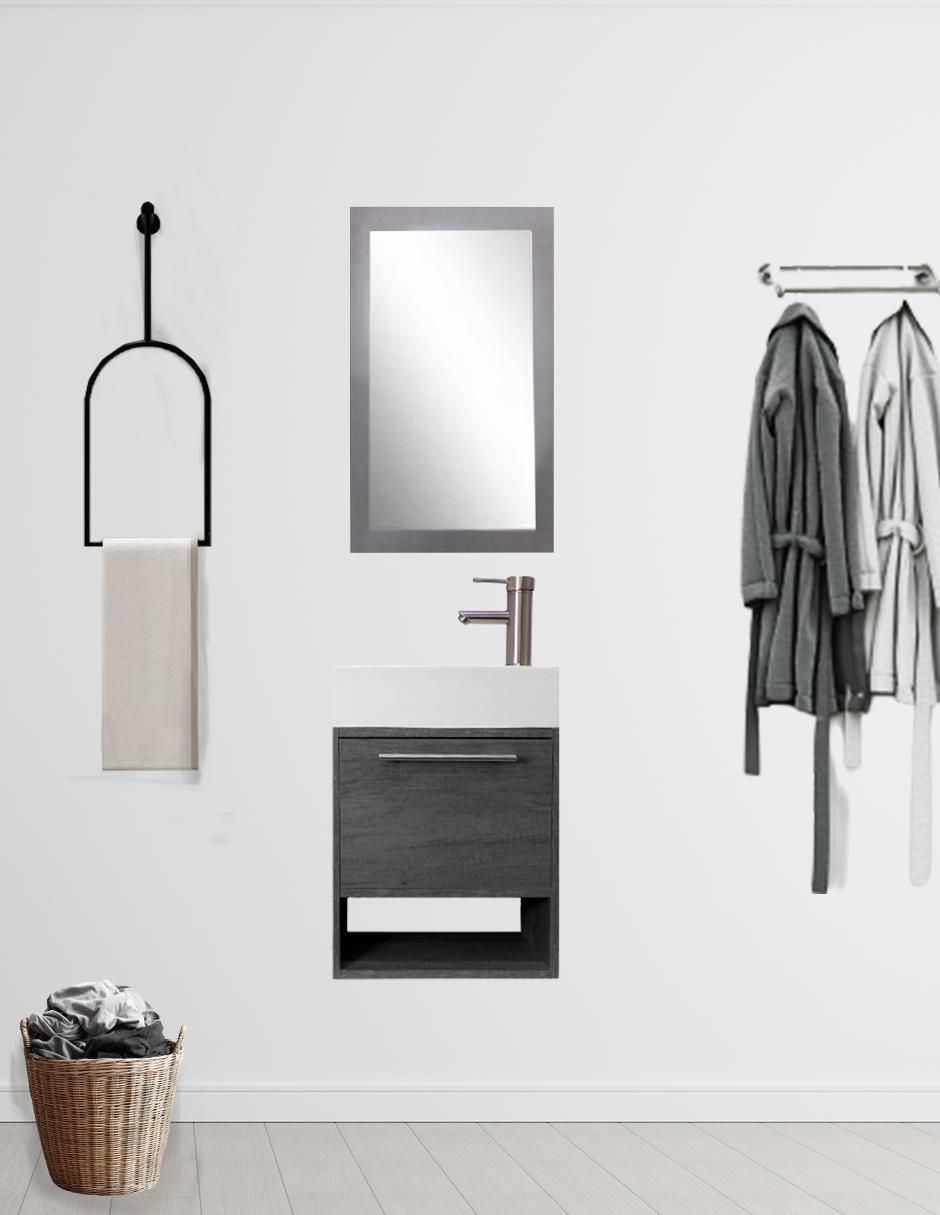 Mueble para baño Decomobil Leanor de MDF armable