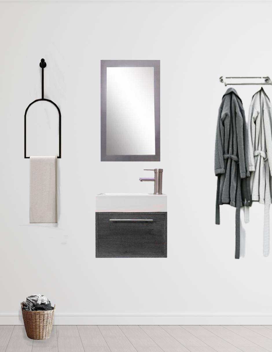 Mueble para baño Decomobil Leanor de MDF armable
