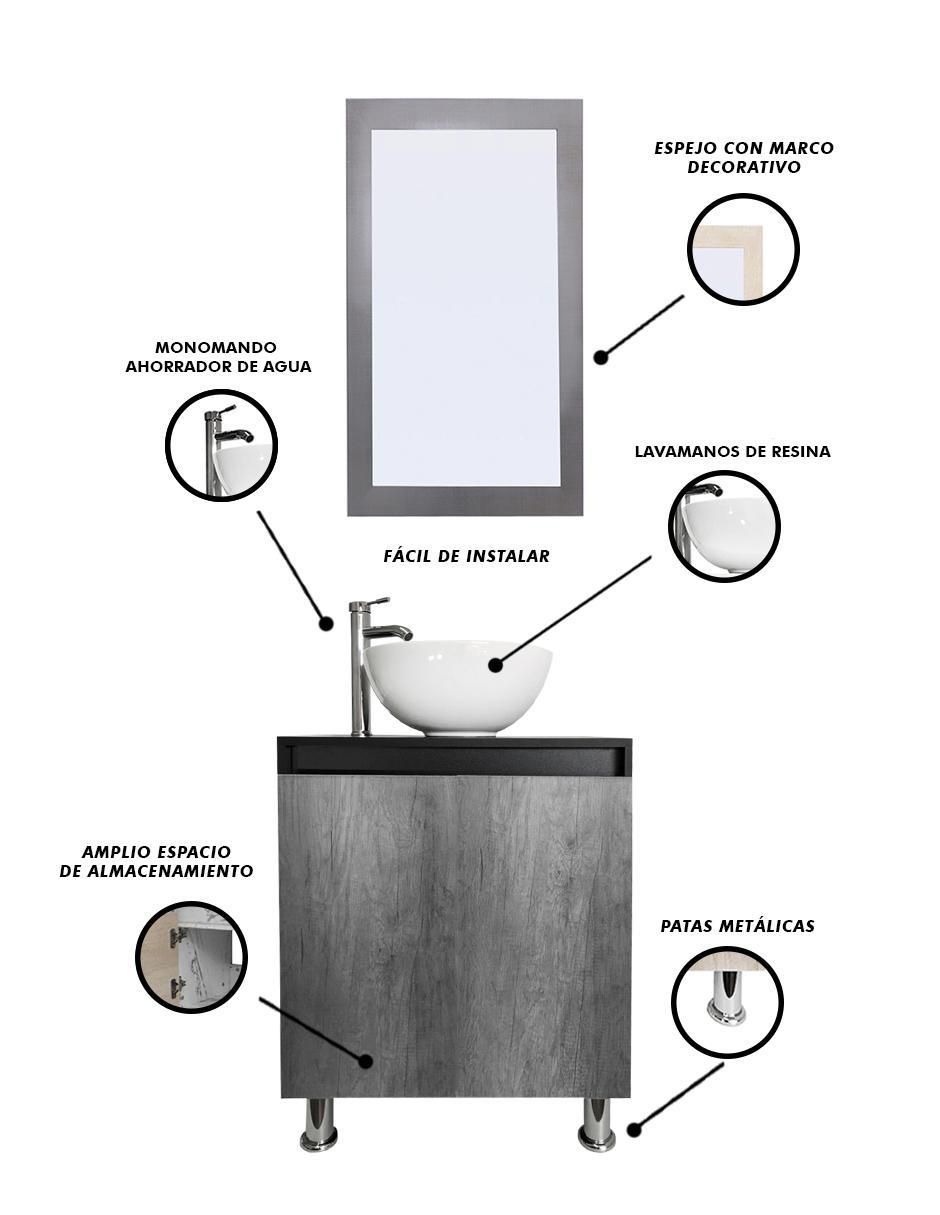 Mueble para baño Decomobil Maya de MDF armable