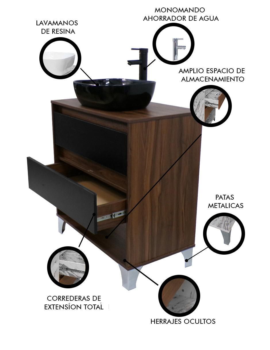 Mueble para baño Roy de MDF armable 4