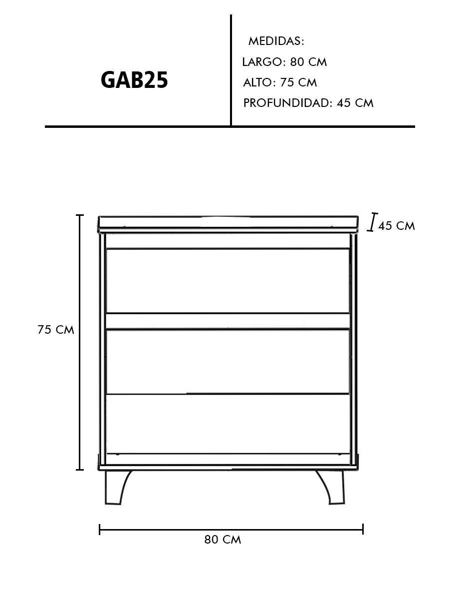 Mueble para baño Roy So de MDF armable 6