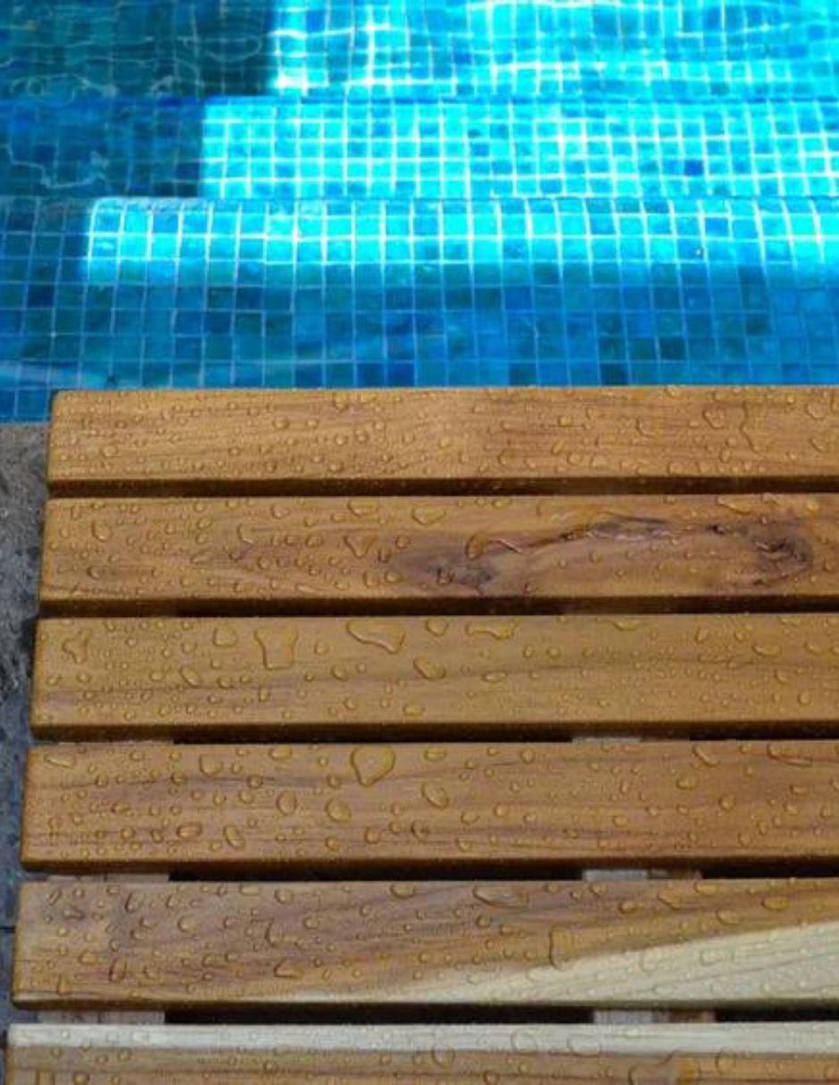 Tapete para baño Teca 7