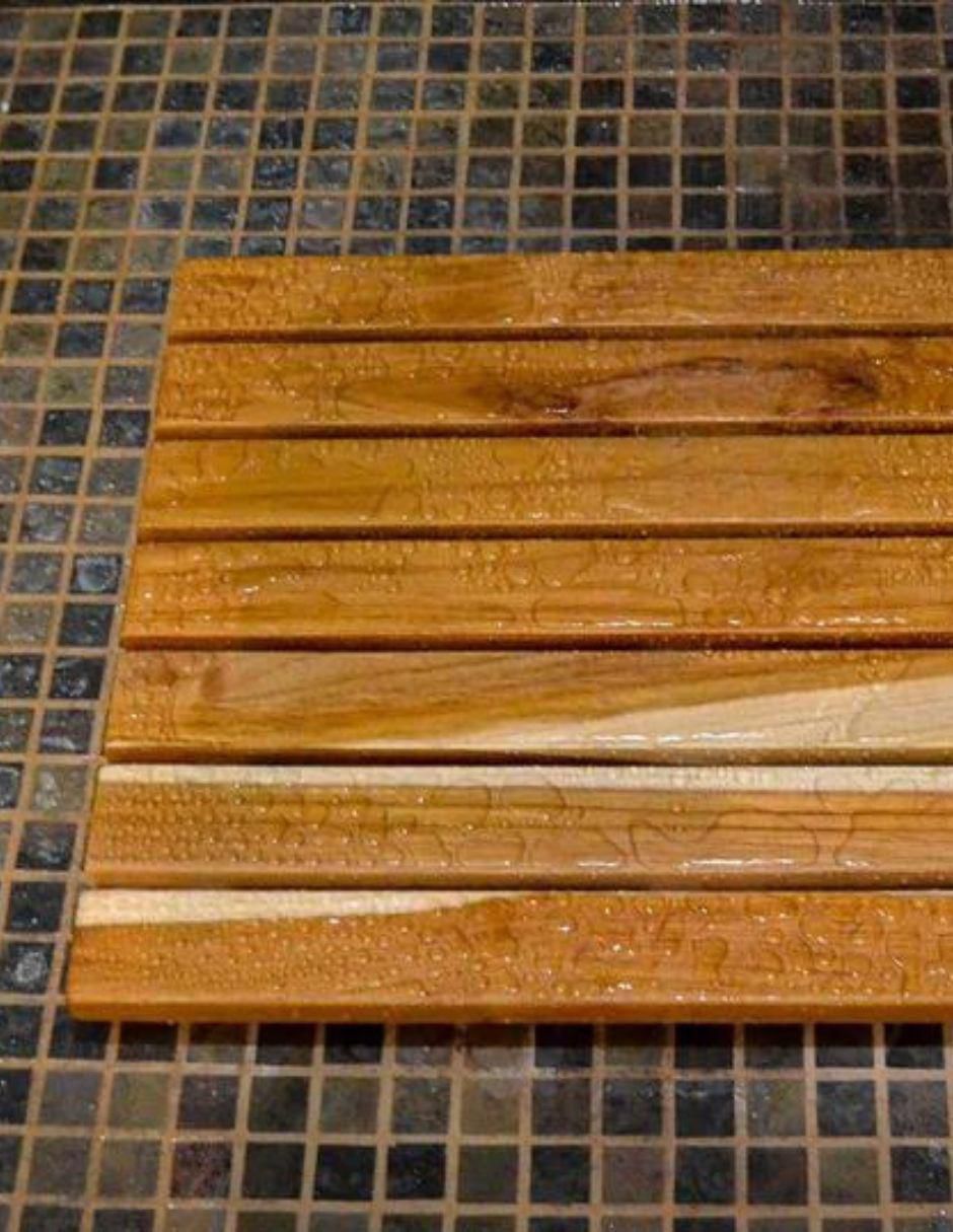 Tapete para baño Teca 5