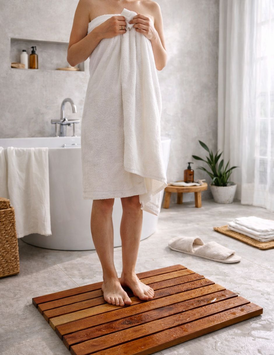 Tapete para baño Teca 3
