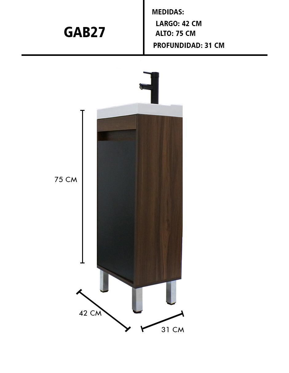 Mueble para baño Nala de MDF armable 8