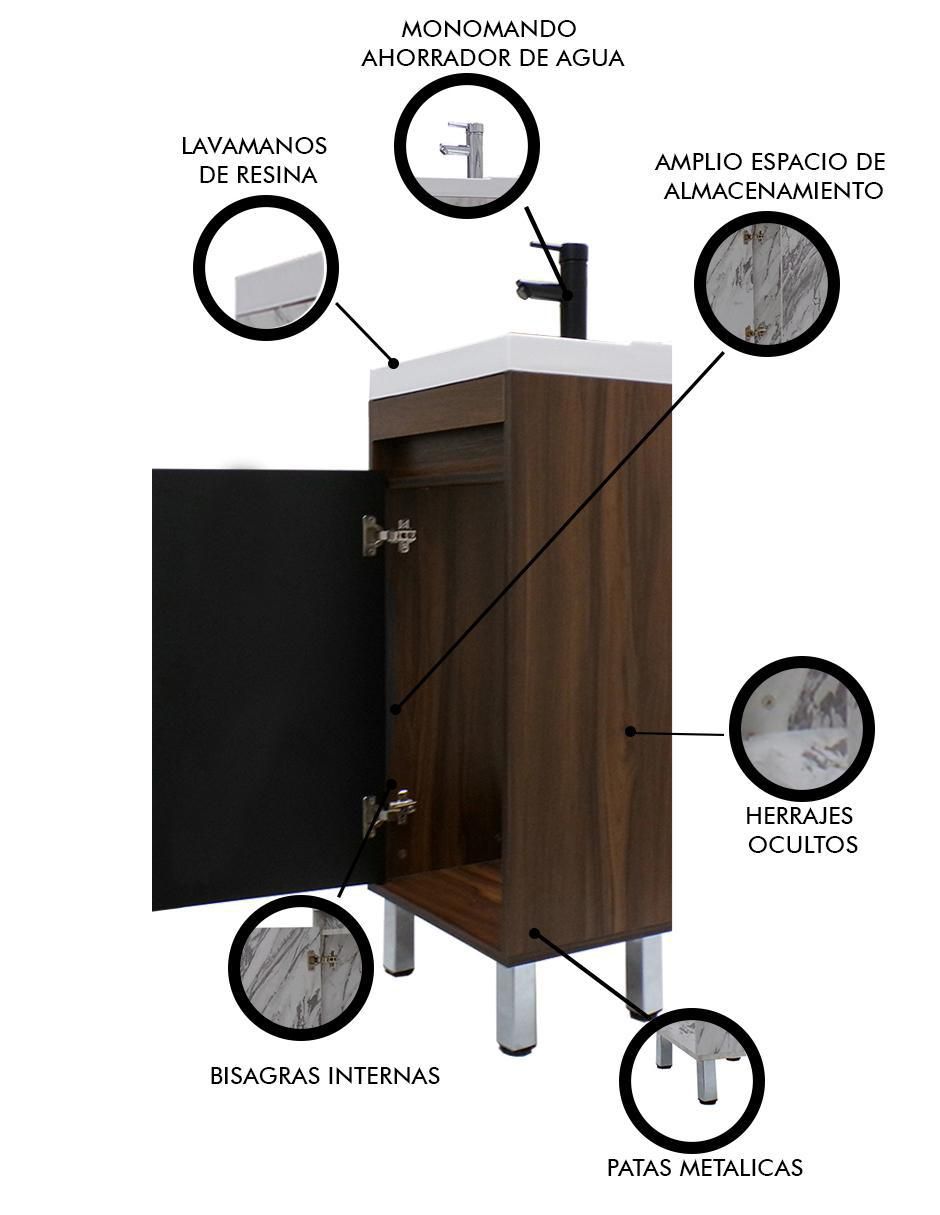 Mueble para baño Nala de MDF armable 6