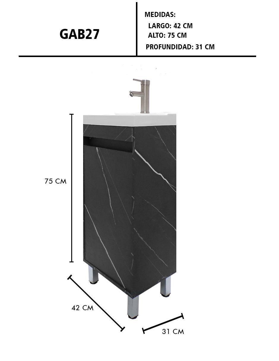 Mueble para baño Decomobil Nala de MDF armable