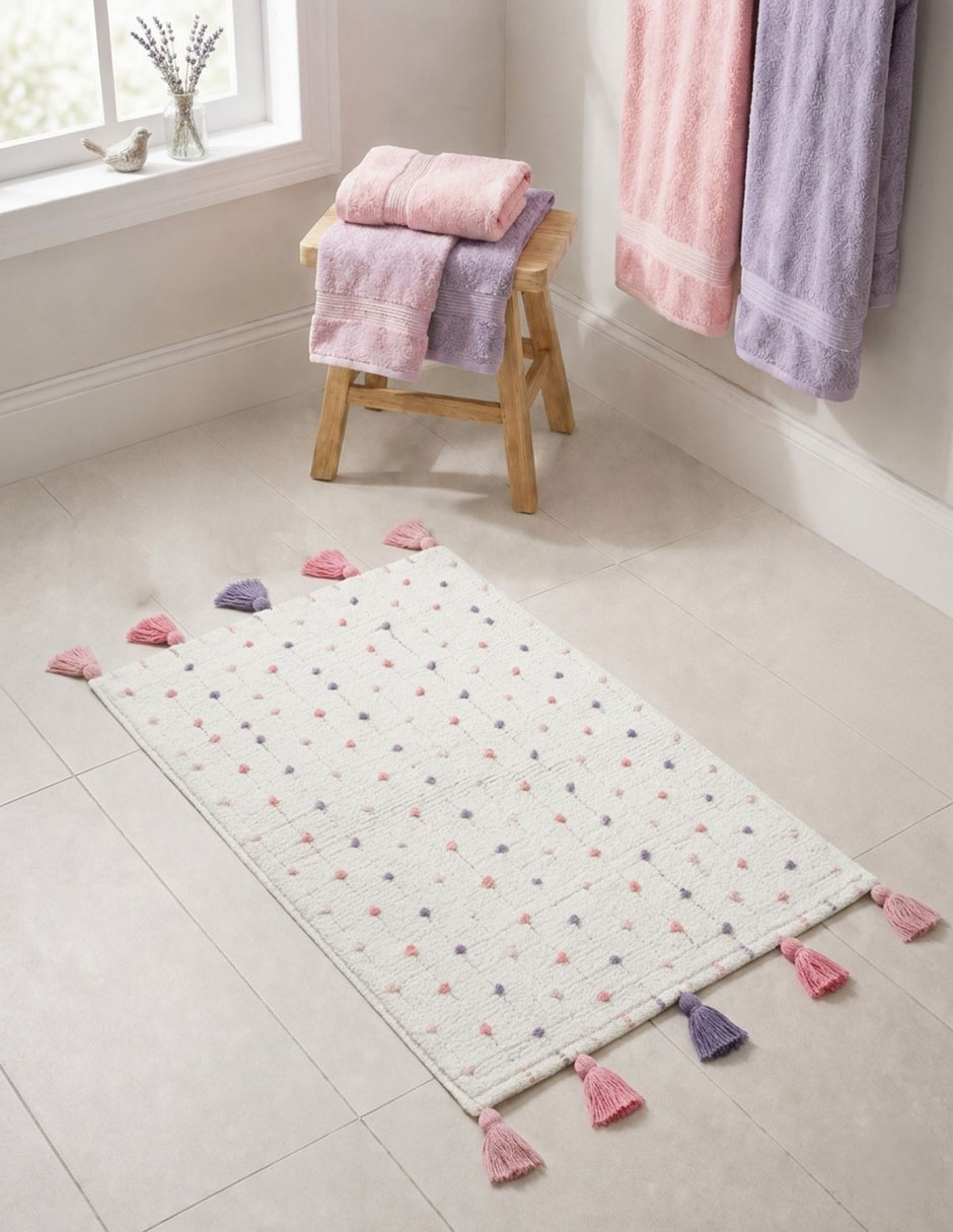 Tapete para baño Color Dots 4
