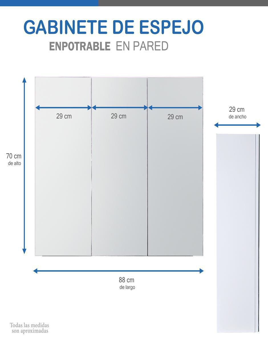 Mueble para baño Gravita de MDF armable