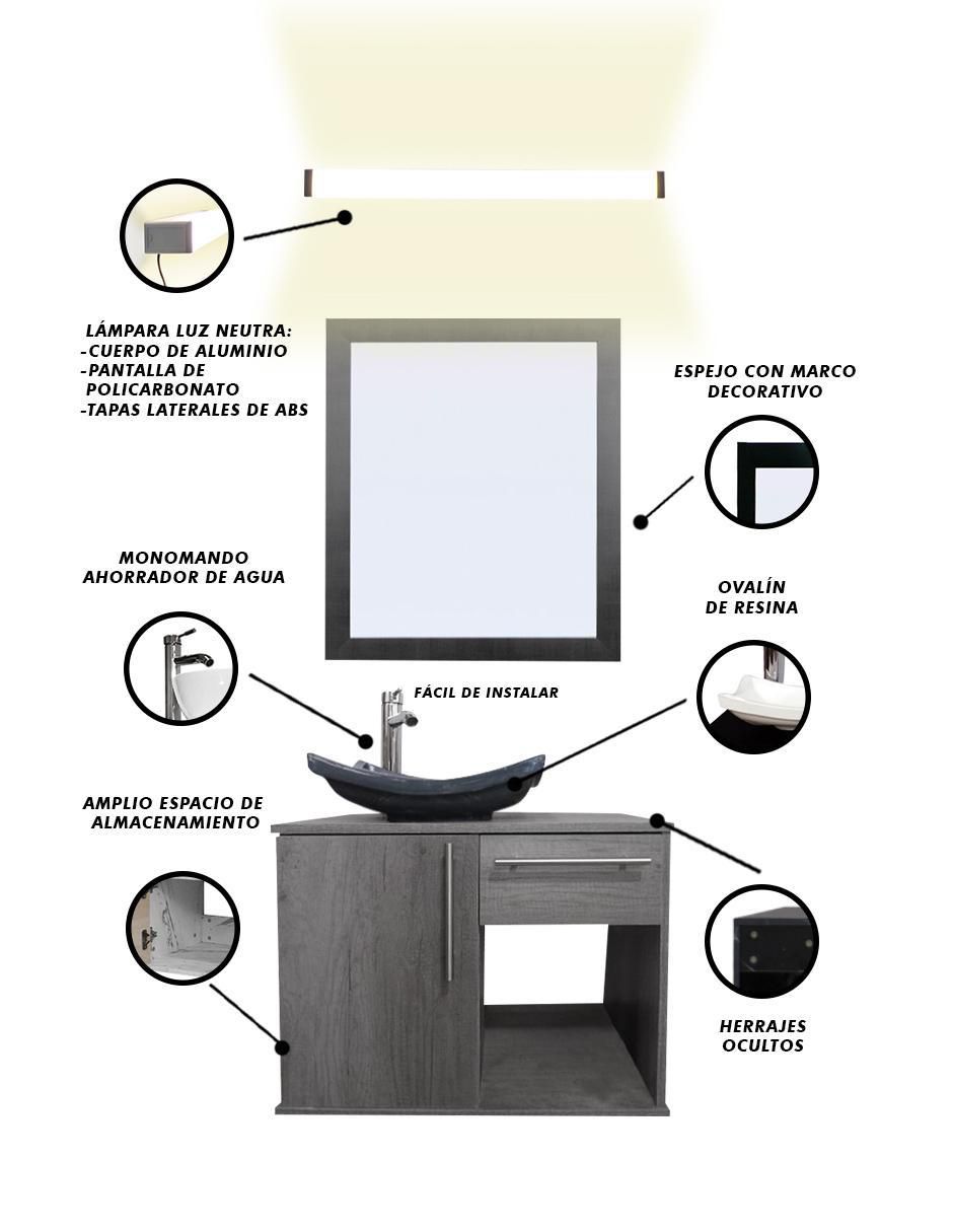 Mueble para baño Agatha de MDF armable 4