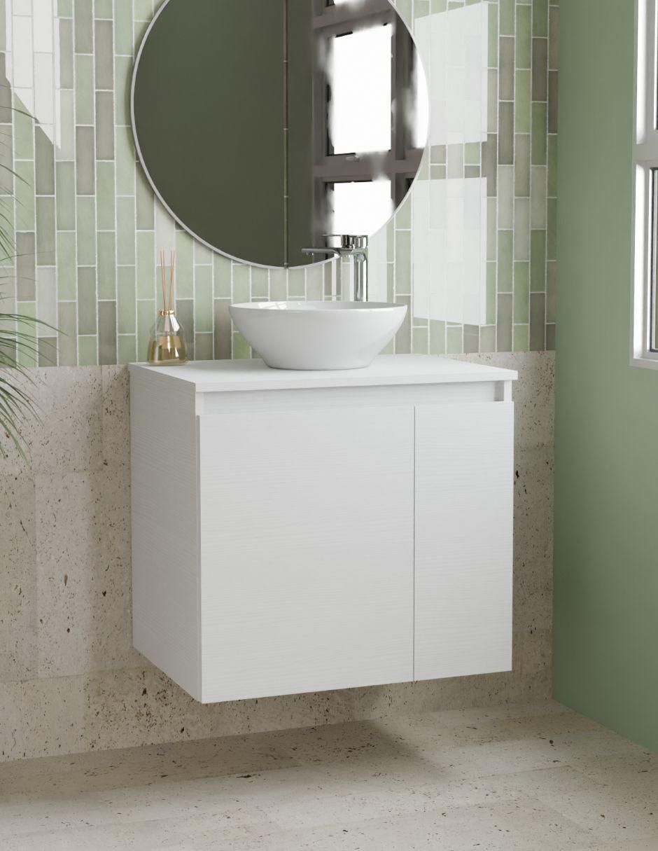 Mueble para baño de melamina armable 10