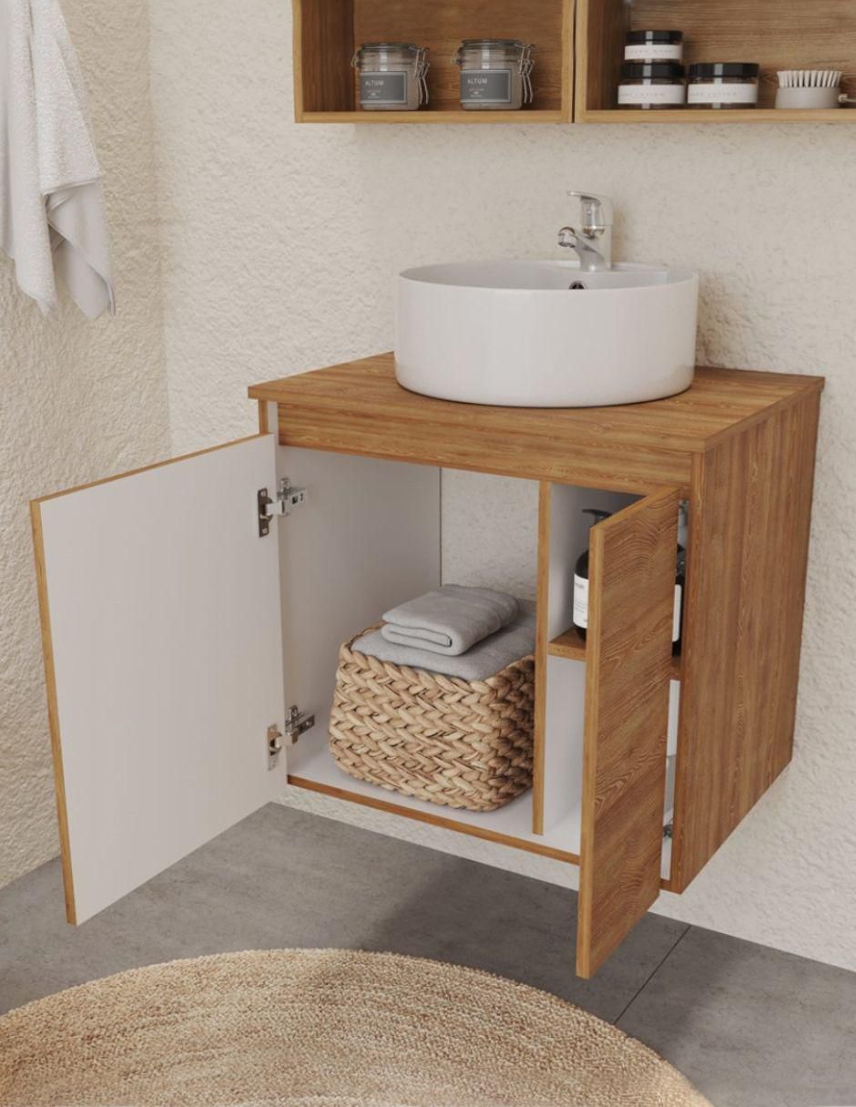 Mueble para baño de melamina armable Mueble para baño de melamina armable