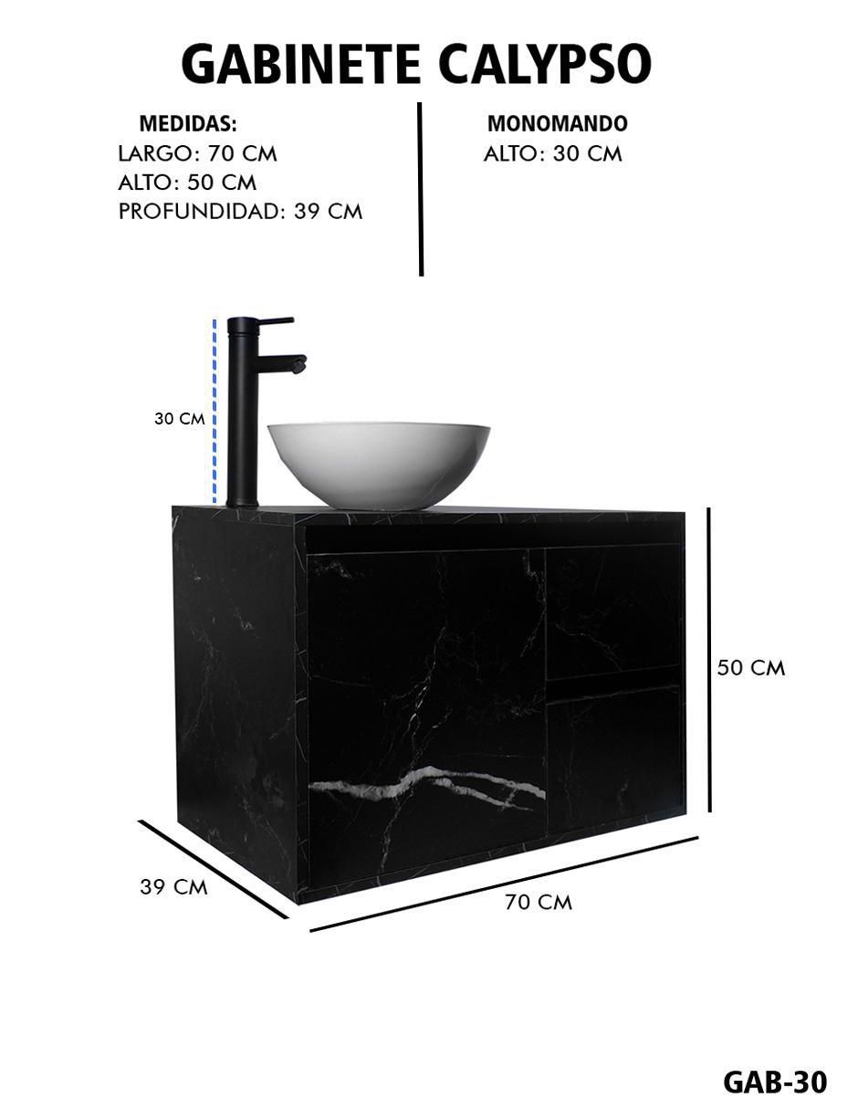 Mueble para baño Decomobil Calypso de MDF armable