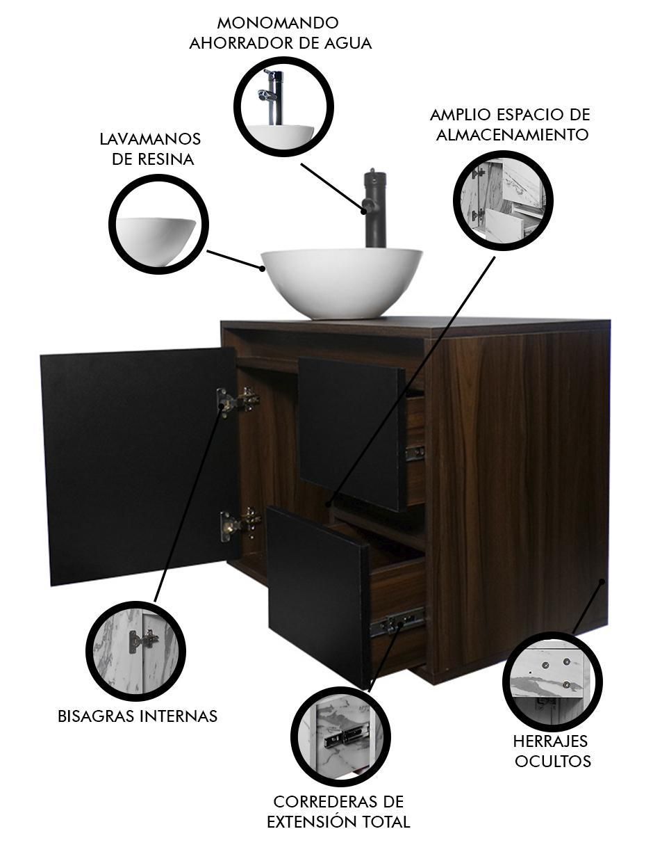Mueble para baño Calypso de MDF armable 2