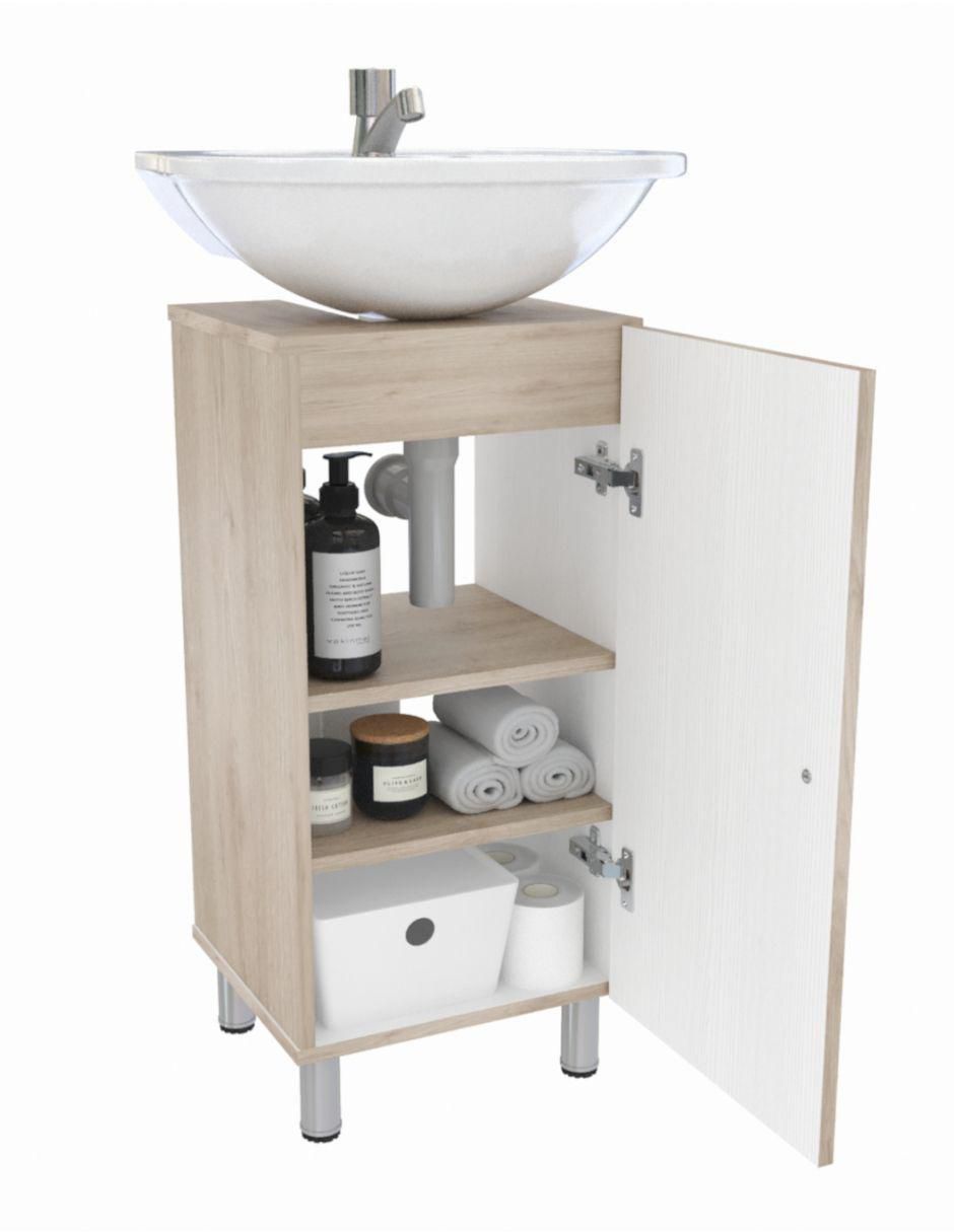 Mueble para baño de melamina armable 4