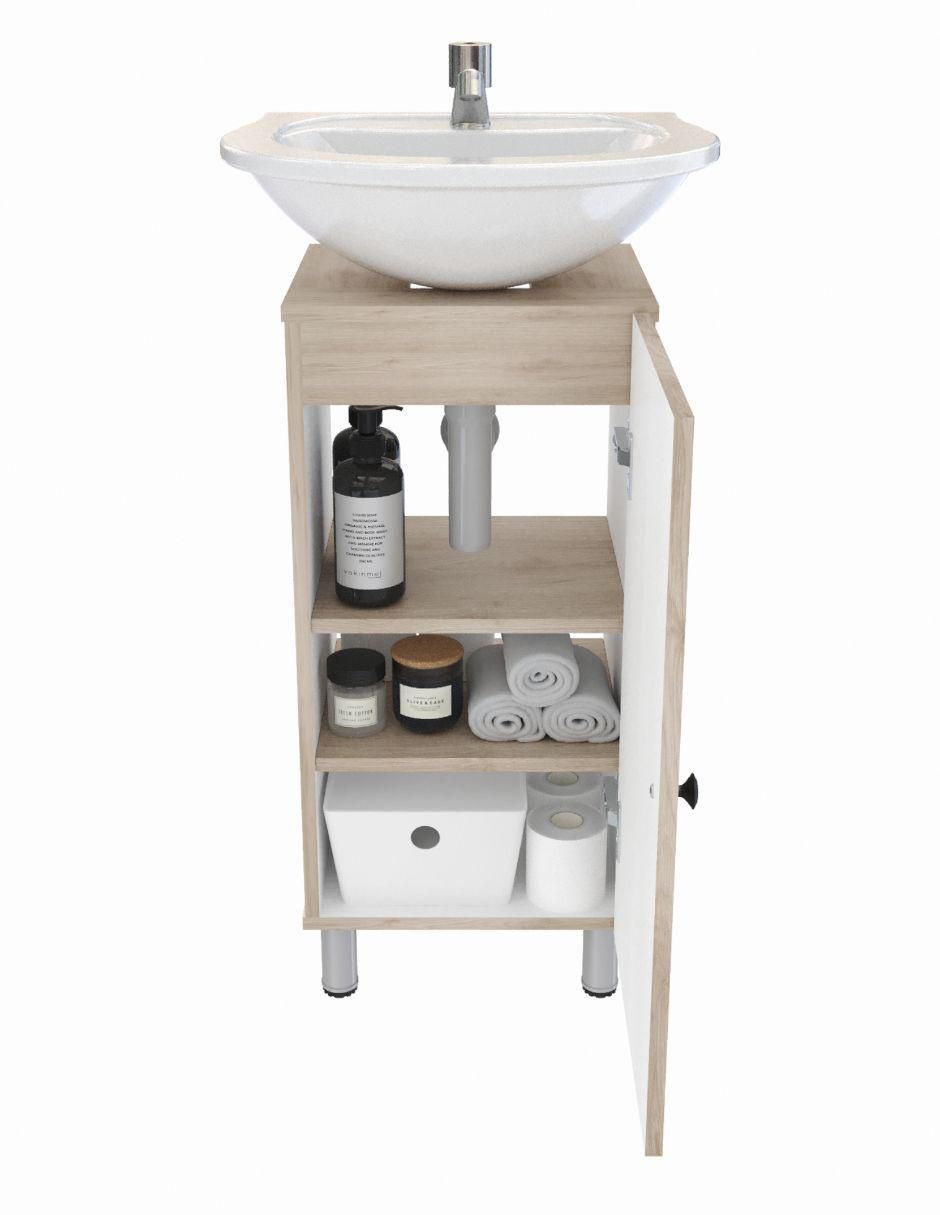 Mueble para baño de melamina armable 6