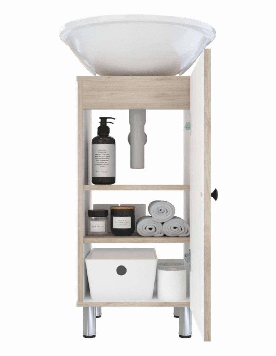 Mueble para baño de melamina armable 7