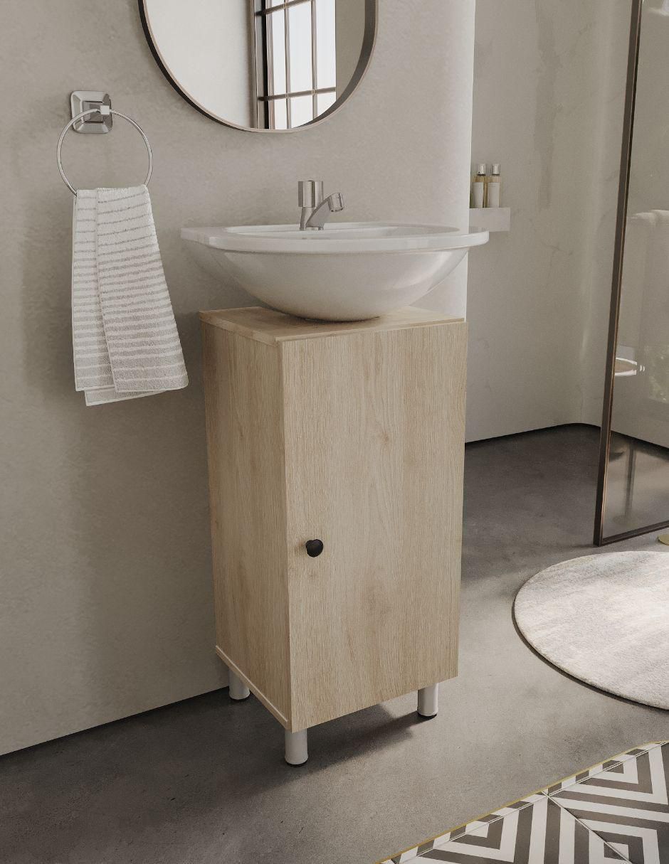 Mueble para baño de melamina armable 8
