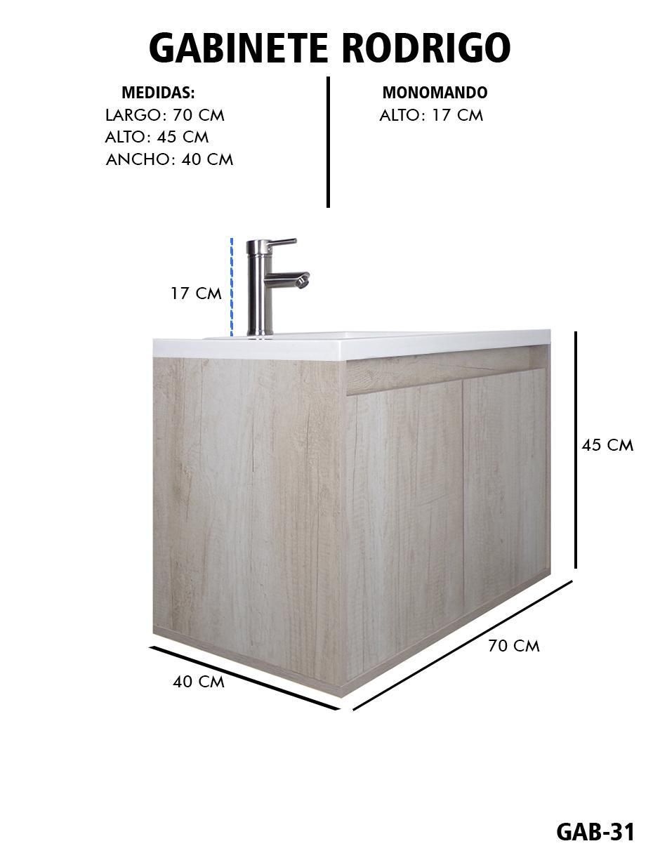 Mueble para baño Asti de MDF armable 8