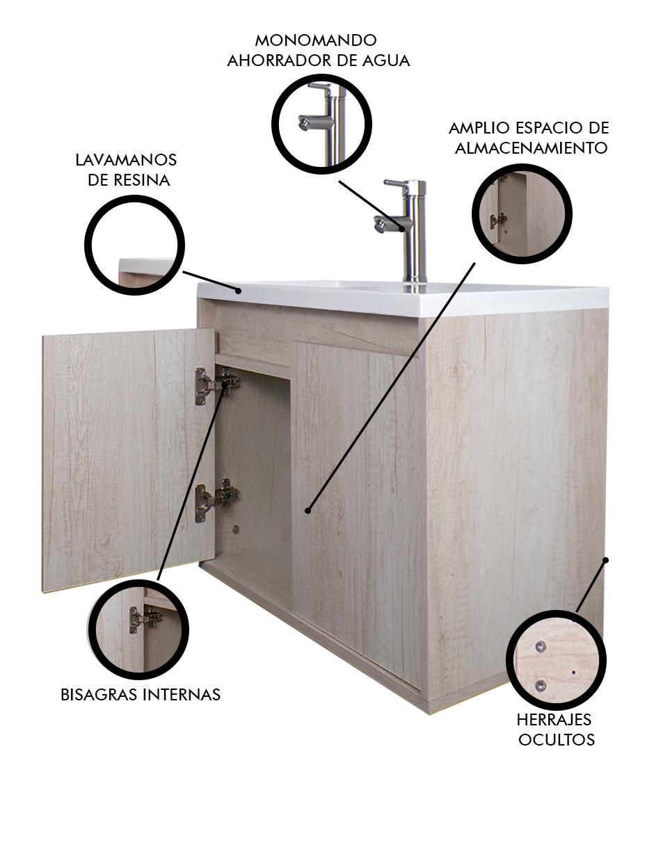 Mueble para baño Asti de MDF armable 6
