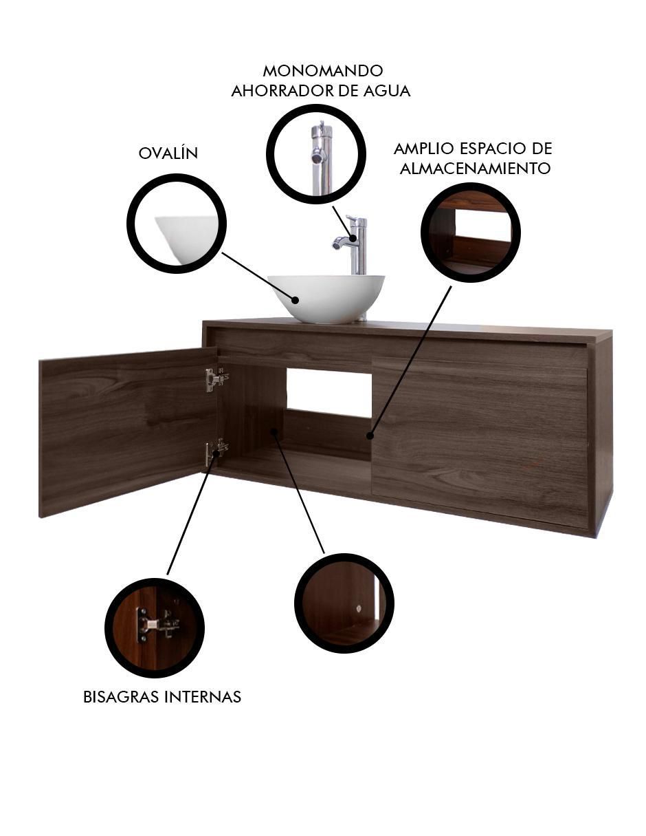 Mueble para baño Provenzal de MDF armable 6