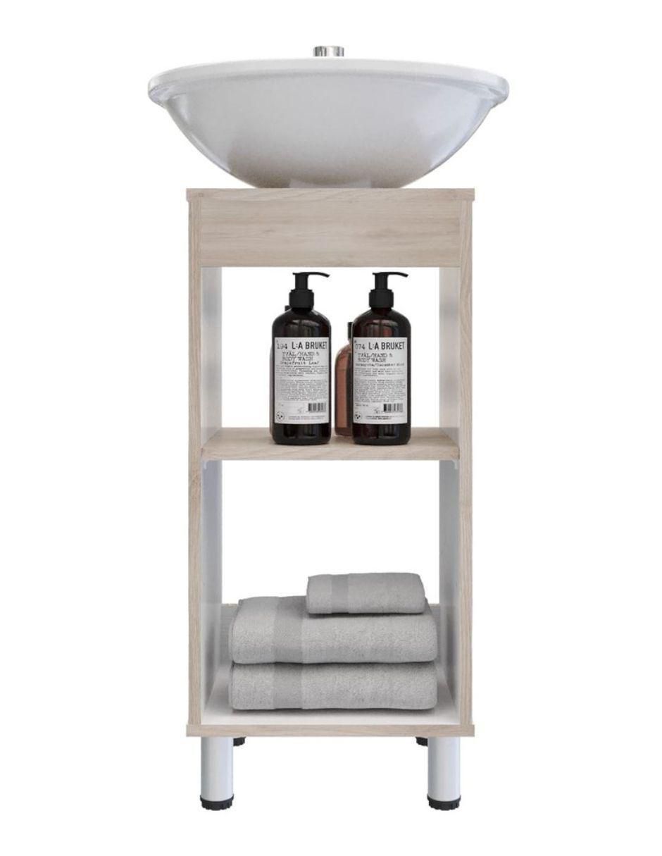 Mueble para baño Maderkit Dena de melamina armable