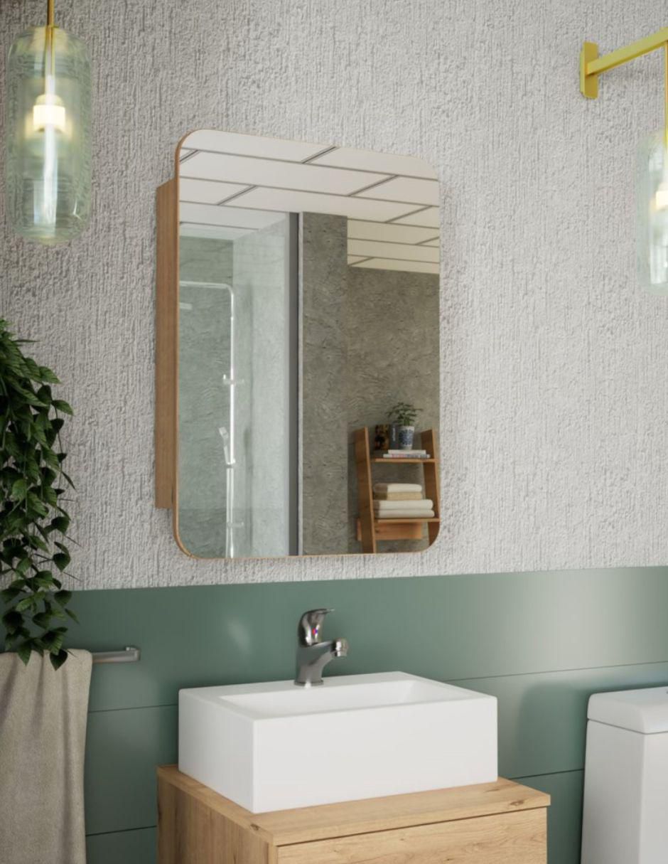Mueble para baño Curvi de melamina armable Mueble para baño Curvi de melamina armable