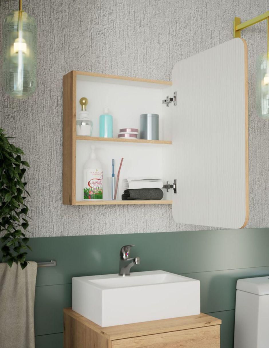 Mueble para baño Curvi de melamina armable 6