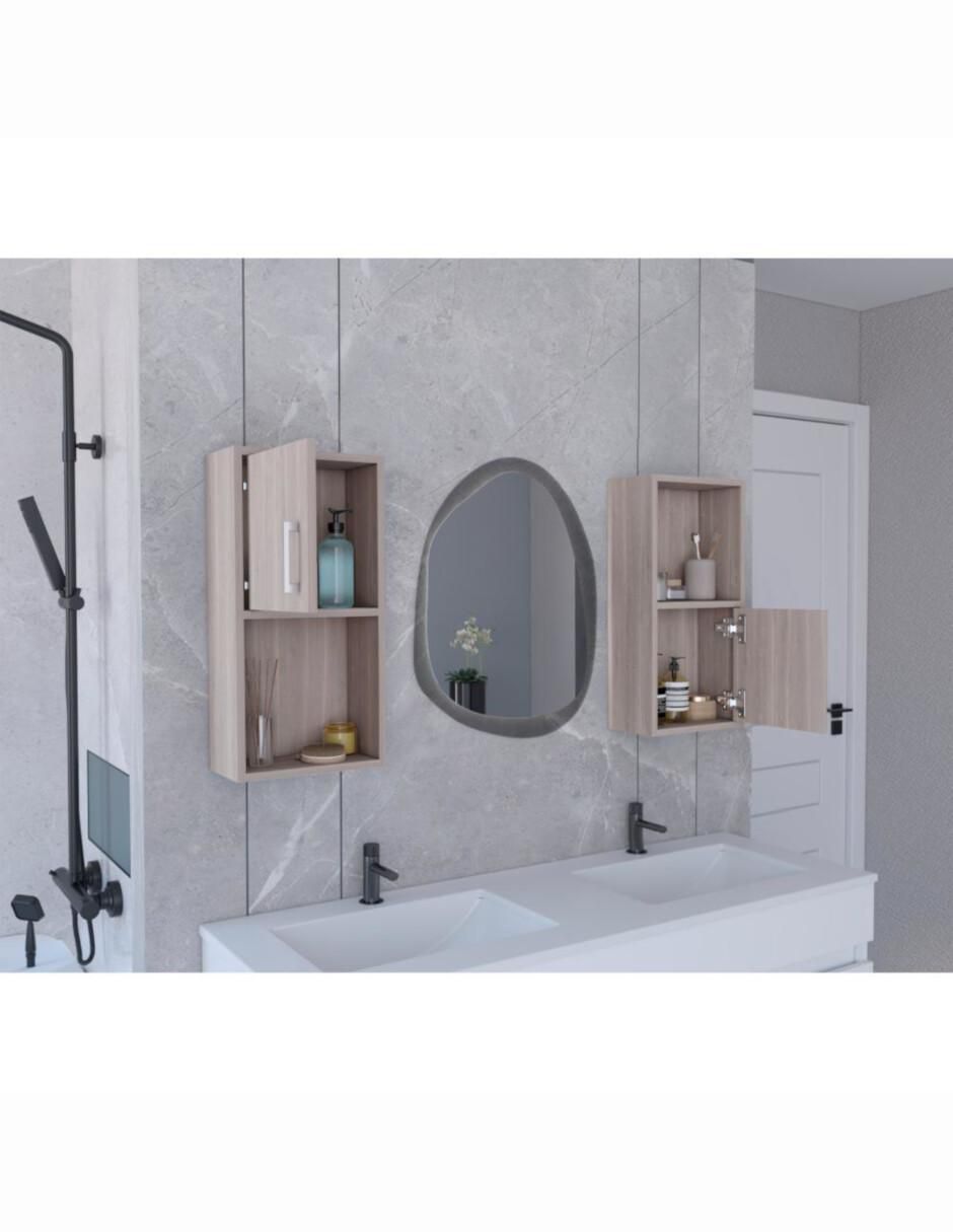 Mueble para baño Aqua de melamina armable
