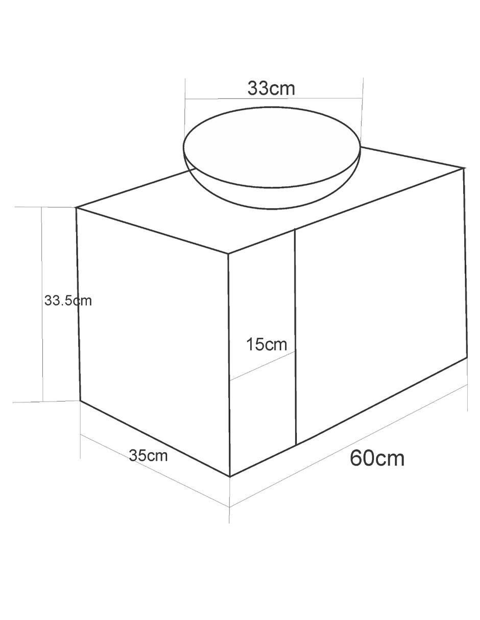 Mueble para baño Anisa Knot Studio de MDF